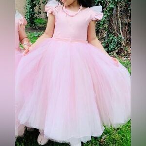 Beautiful girls dress light pink